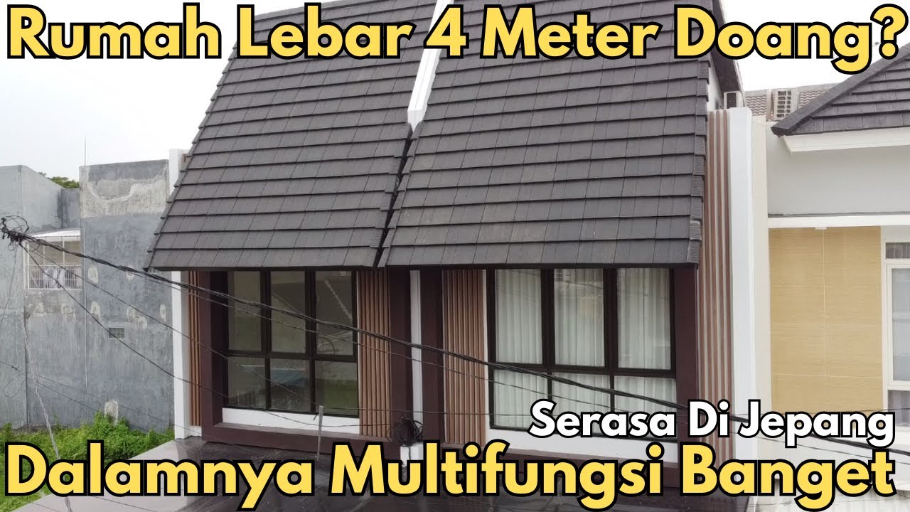 Tanah Lebar 4 Meter Tapi Kok Luas Banget Dalamnya? Ini Baru Rumah Minimalis 2 Lantai Surabaya Timur