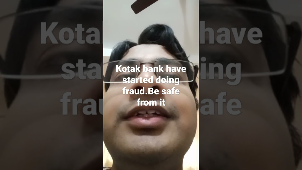 Be careful from kotak bank and kotak life #kotakbank #kotaklife