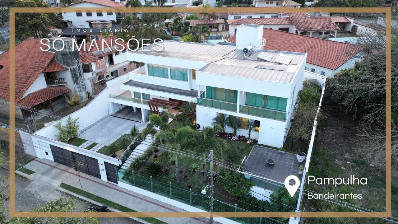 BANDEIRANTES - CASA À VENDA NA REGIÃO DA PAMPULHA BH | 768m² LAZER COMPLETO E VISTA PARA A LAGOA