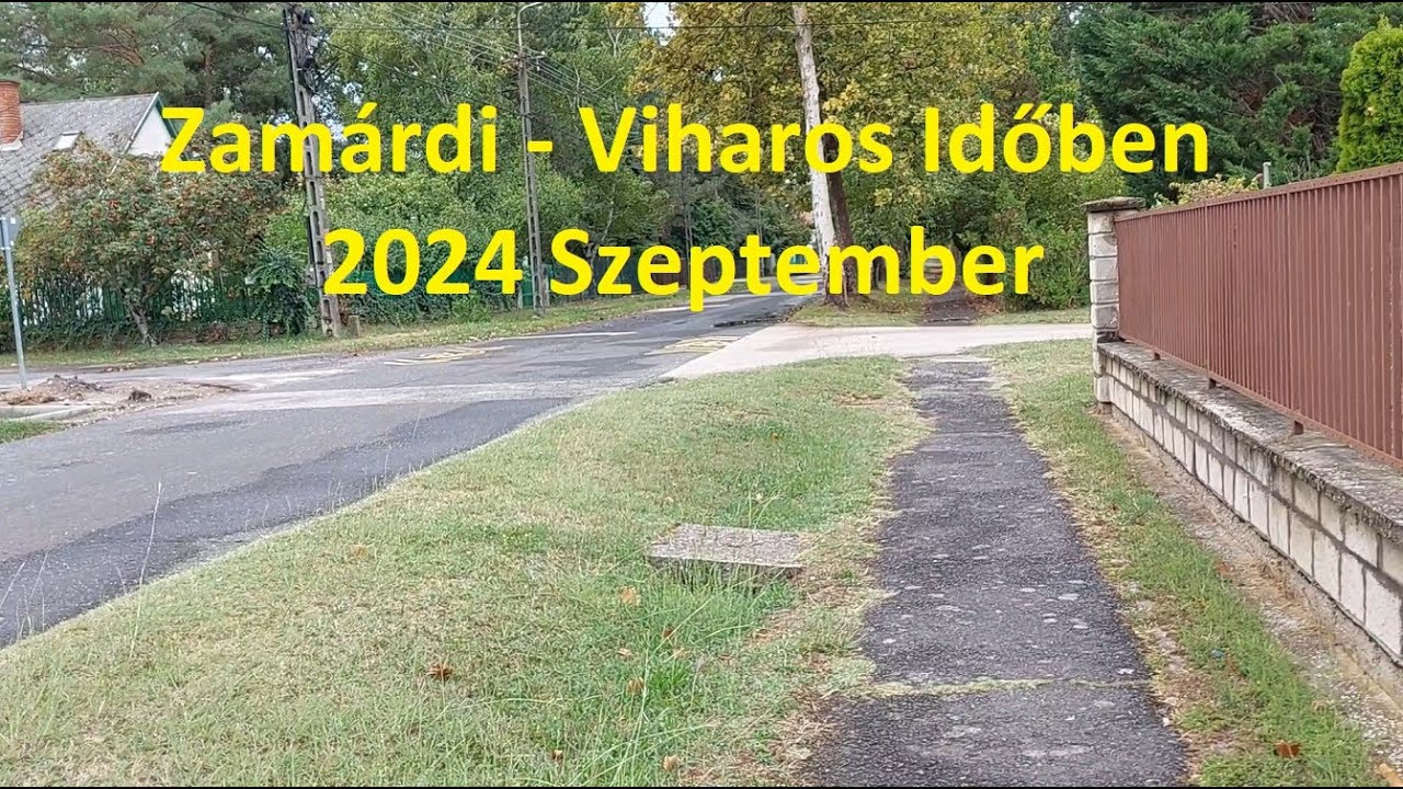 Zamárdi - Viharos Időben - Sétálós Videó 2024 Szeptember (7. Rész)