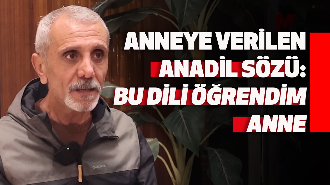 ANNESİNİN BİR SÖZÜ ÜZERİNE ANADİLİNE DÖNDÜ