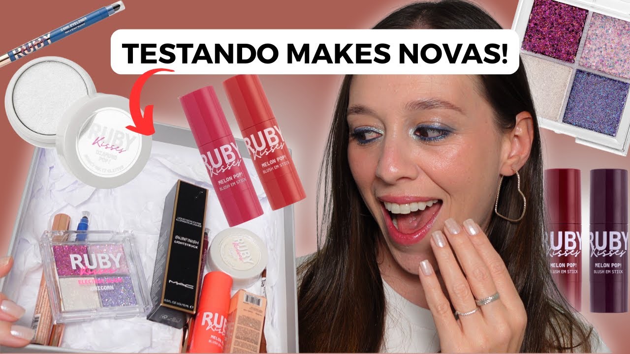 Testando novidades: Ruby Kisses, Sheglam, Niina Secrets... | LITA MELLO