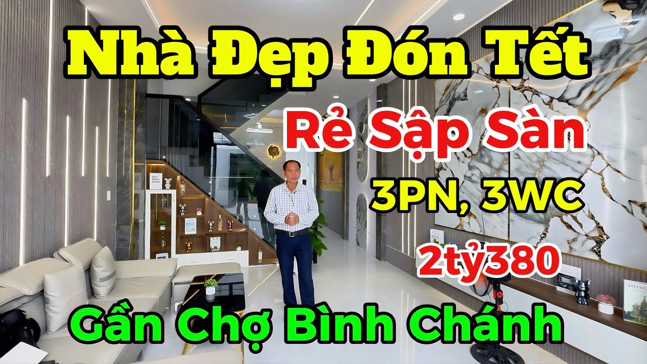 Thái Nguyễn Bán Nhà Đẹp Đón Tết SHR, Tặng nội thất, Đẹp Ngất Ngây gần KĐT 5 Sao, Gần Chợ Bình Chánh