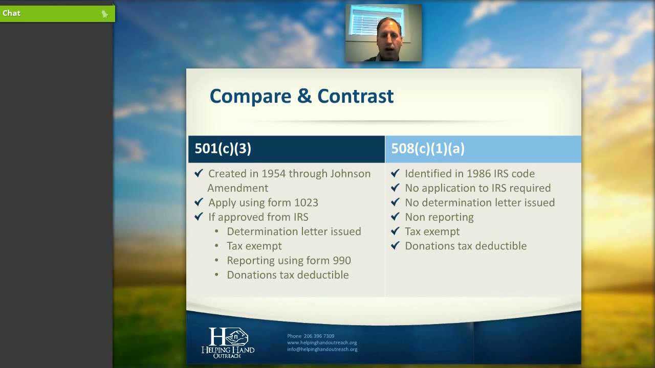 Helping Hand Outreach April Webinar - Proper Tax Receipt
