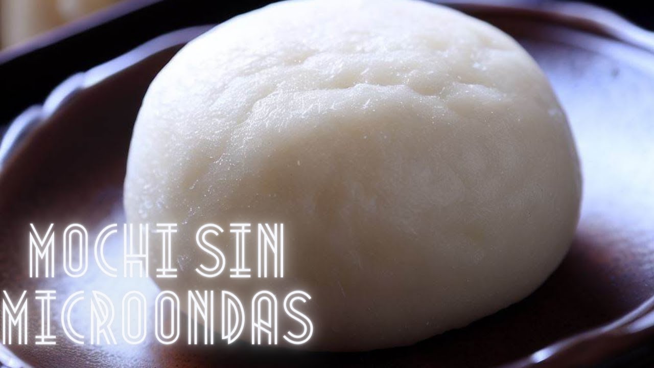 MOCHI 🍡SIN MICROONDAS relleno de crema de galleta LOTUS /Mochi recipe filled with lotus cookie cream