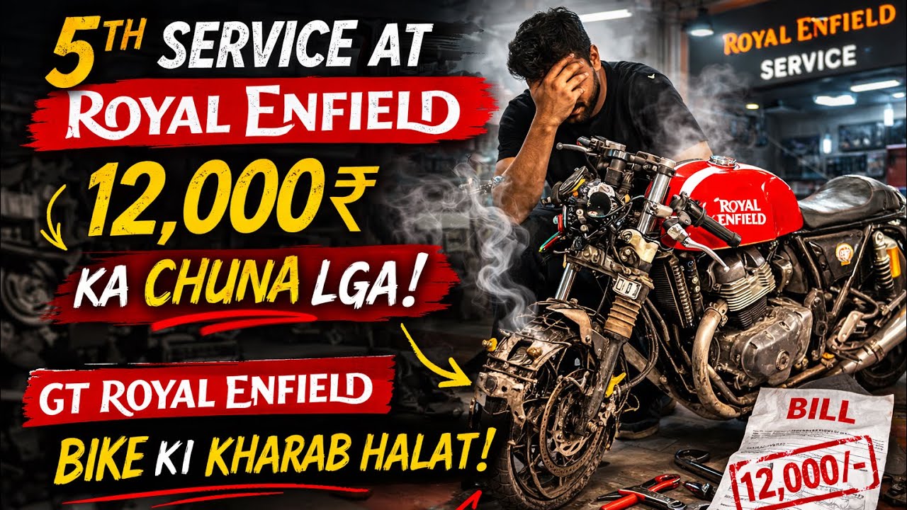5th Service of Royal Enfield Hunter 350 at Royal Enfield Okhla Service Centre Service Cost  ? 