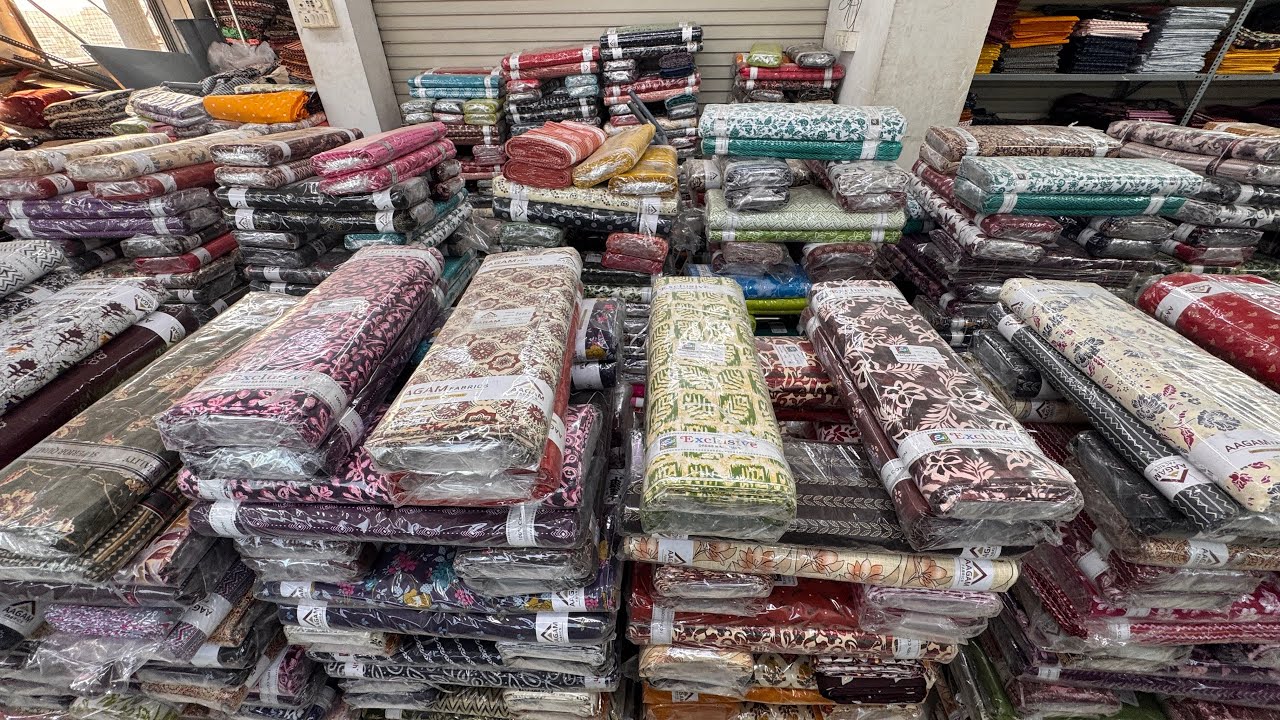 21 रूपये 😳 | हर तरह का Cotton Fabric | Cotton Fabric Market Surat