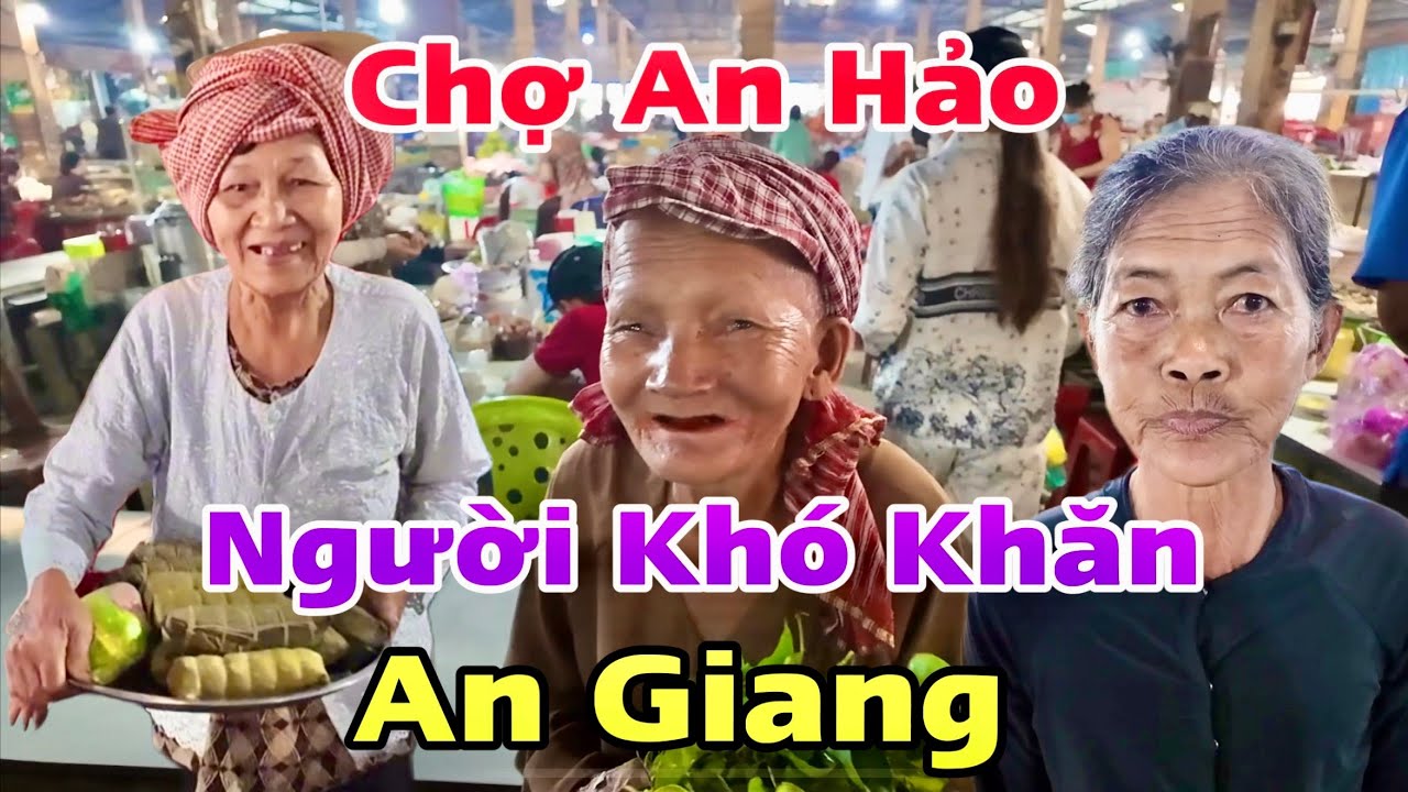 Chợ An Hảo Núi Cấm An Giang Người Khmer Khó Khăn Nhận Quà Hảo Tâm Từ Pháp | Khương Nhựt Minh