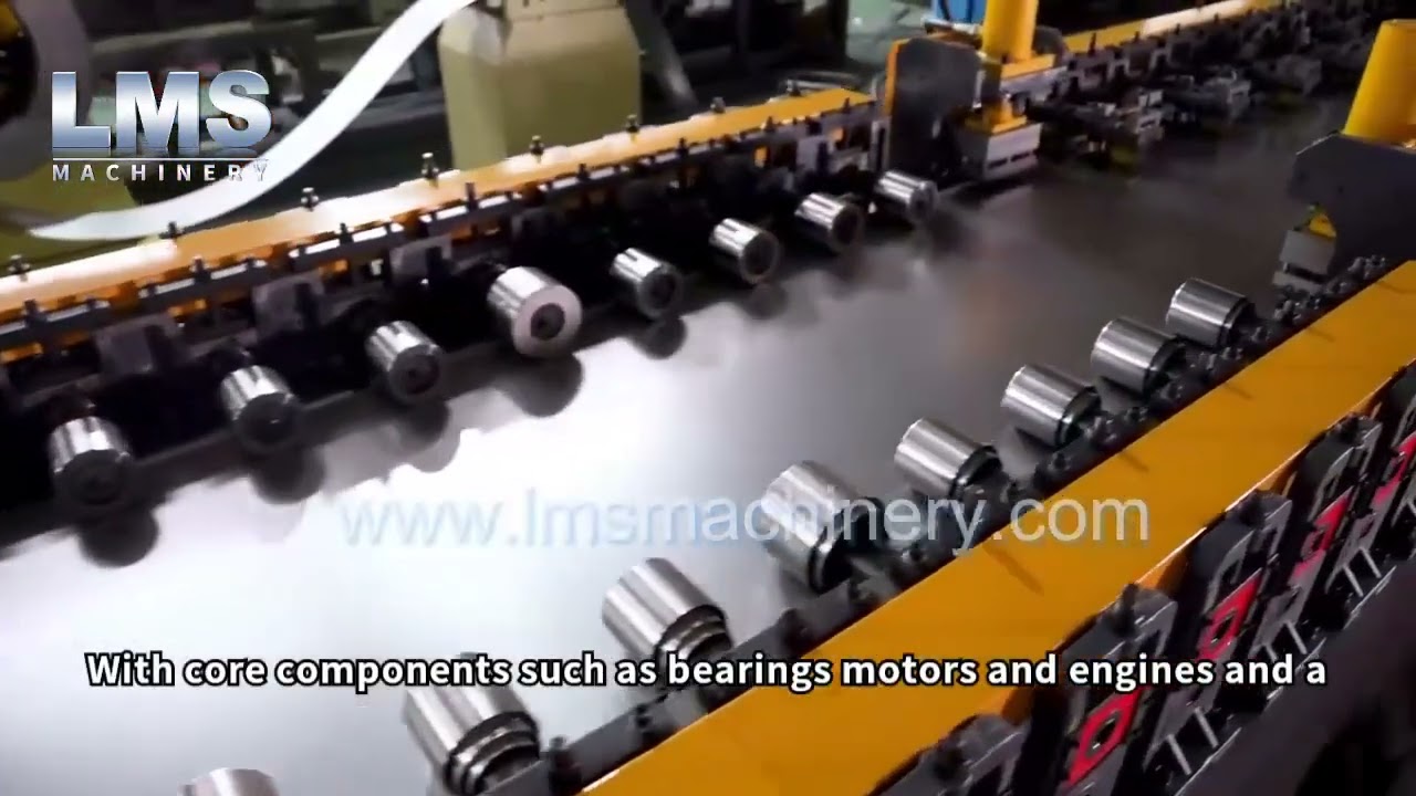 Building Material Steel Furniture Shelf Panel Roll Forming Machine Full Auto Production Line