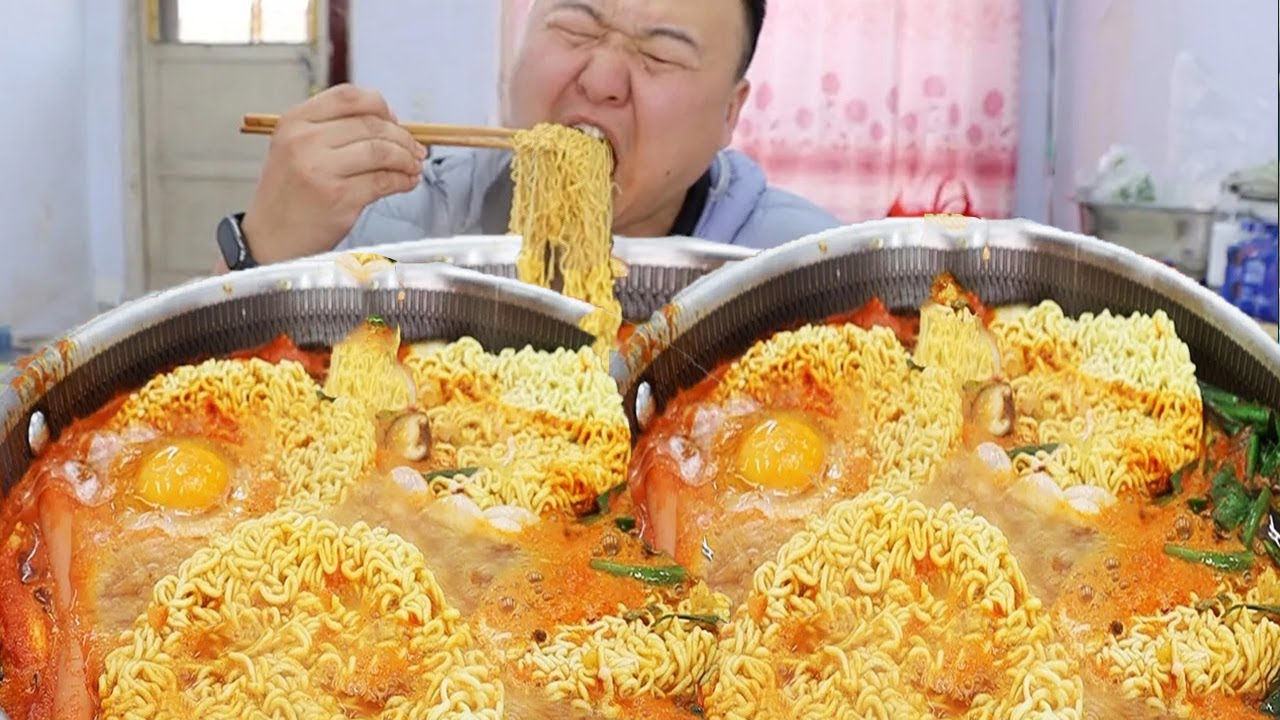 Ah Qiang had a beef noodles, it was so big and affordable.