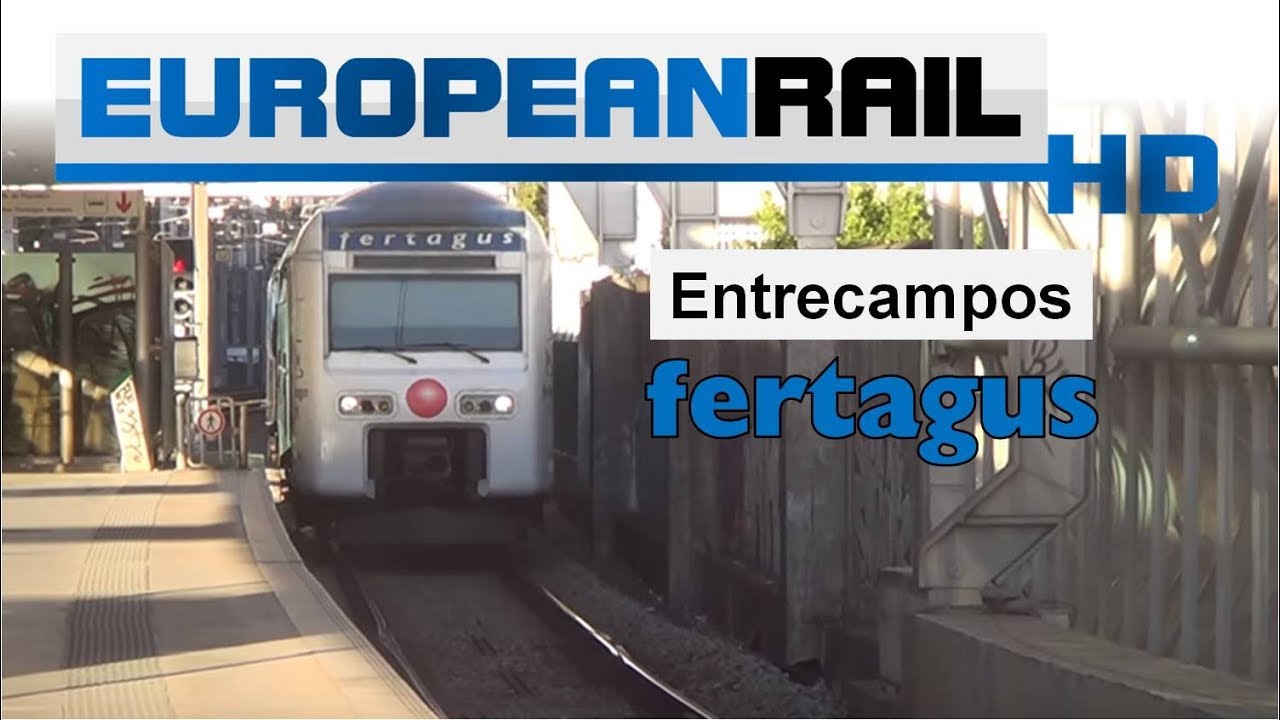 Fertagus 3500 EMU Train 3515 / 3565 arrives at Entrecampos Station