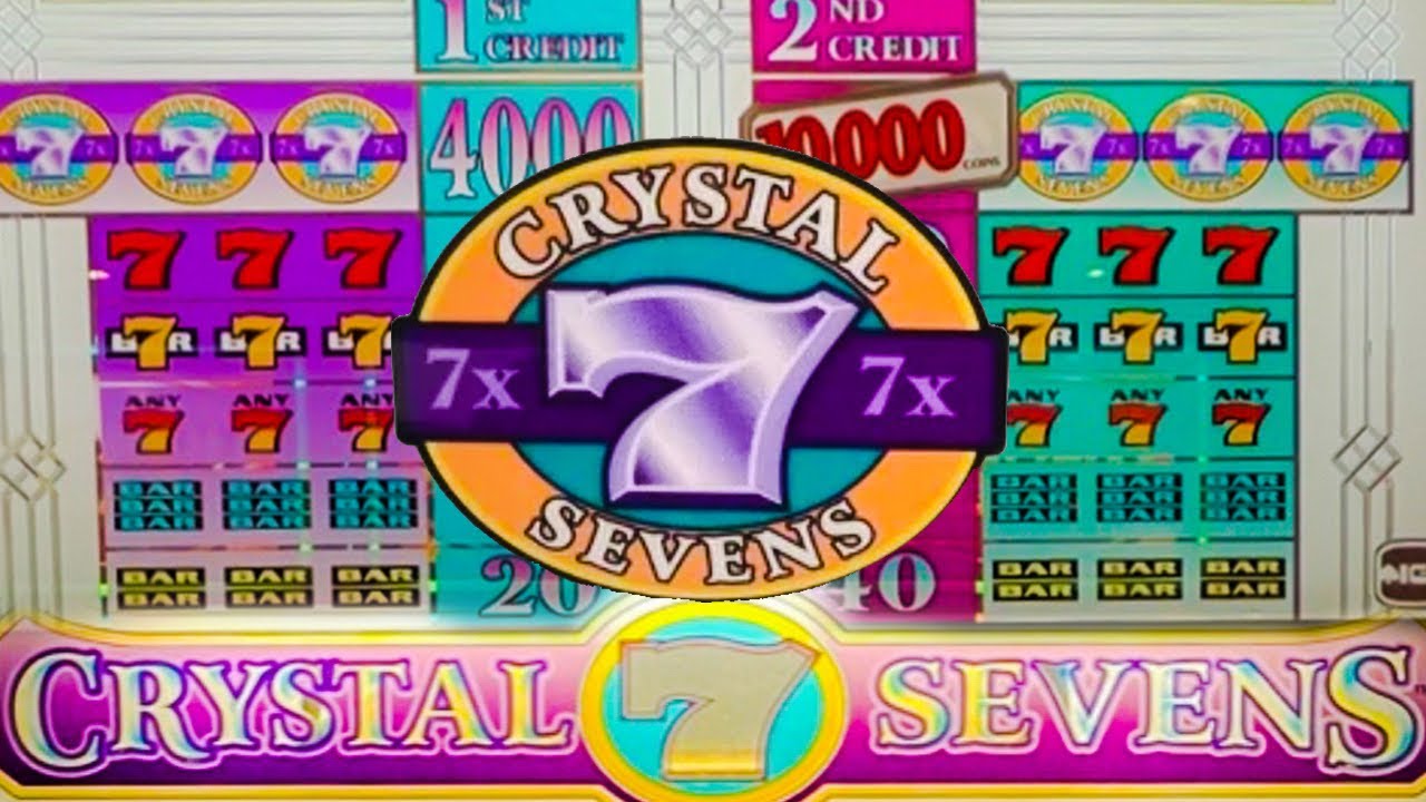 Crystal 7 Sevens Old School 3 Reel Slot Play