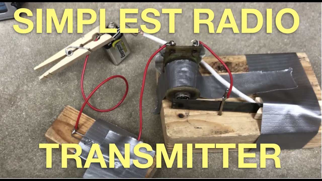 How to build the simplest radio transmitter - the spark gap radio