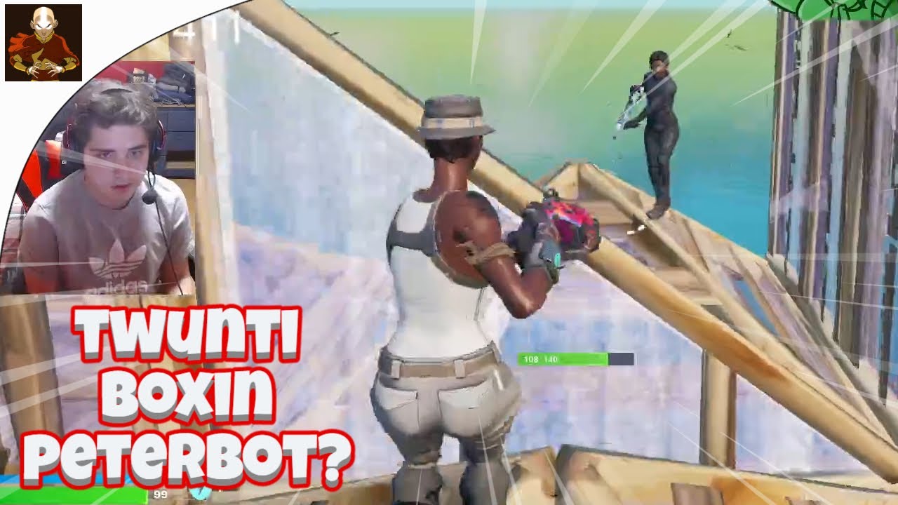 TWUNTI vs PETERBOT😳(1v1 BUILDFIGHT) [FORTNITE TOKEN/WAGER]