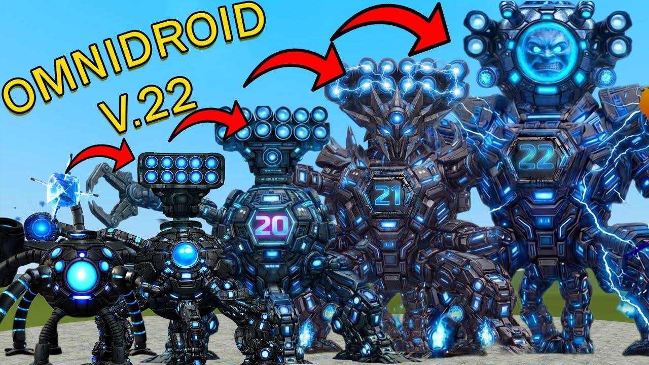 EVOLUTION OF OMNIDROID V.22 — FINAL FORM IS INSANE! (Roblox GMod)