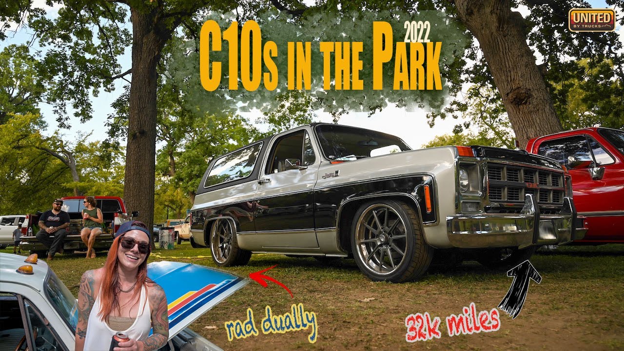 DARCY & LUCILLE: A laid-out dually & a 32k mile Jimmy | C10s in the Park 2022