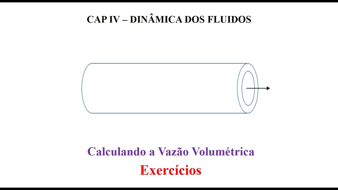 Calculando a Vazão Volumétrica