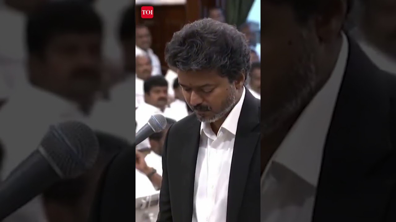 Tamil Nadu CM C Joseph Vijay Takes Oath As Perambur MLA | First Assembly Appearance #tvk