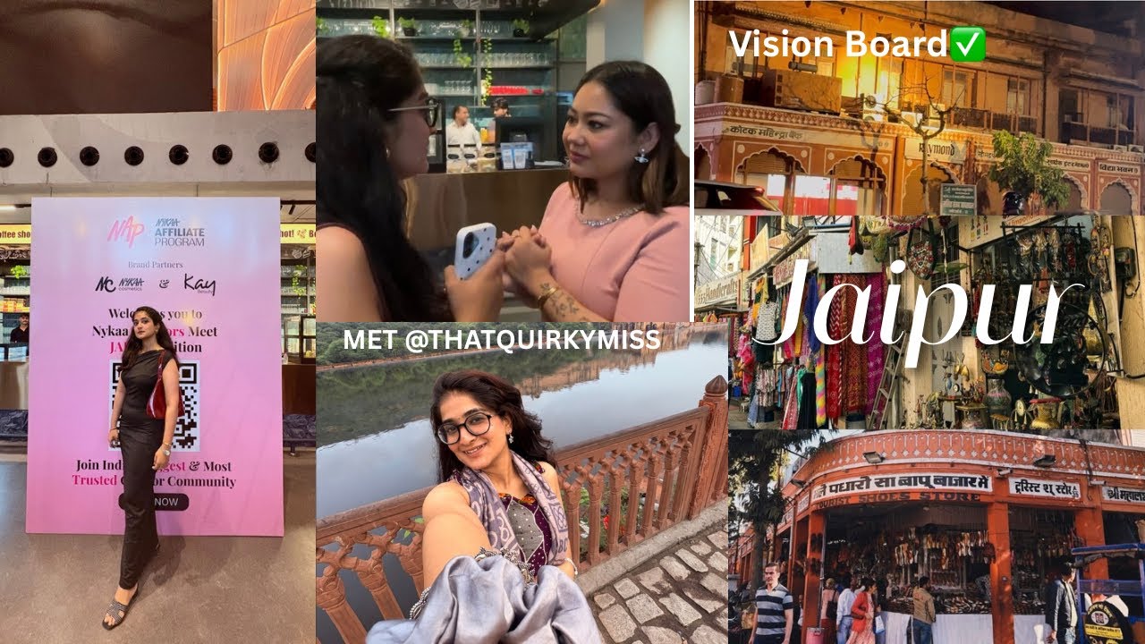 Attended My First Creator Event for @Nykaa in Jaipur  | Met @ThatQuirkyMiss 😭❤️ #creator #nykaa 