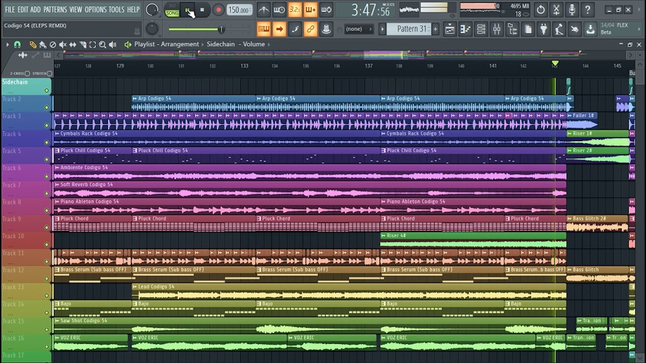 Eric Kauffmann & S3RAC - Código 54 -  (ELEPS Remix) - 4to Lugar - FL Studio Playthrough