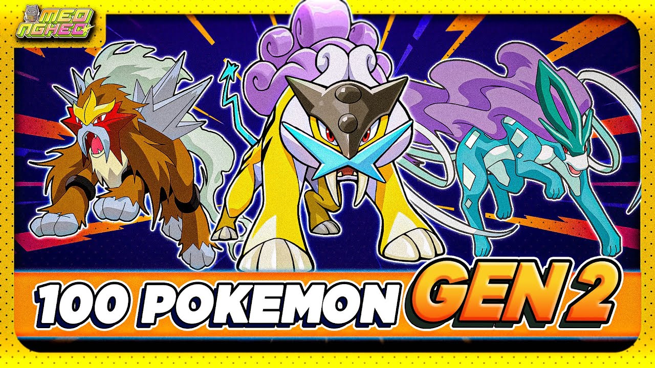 TOÀN BỘ 100 POKEMON GEN 2