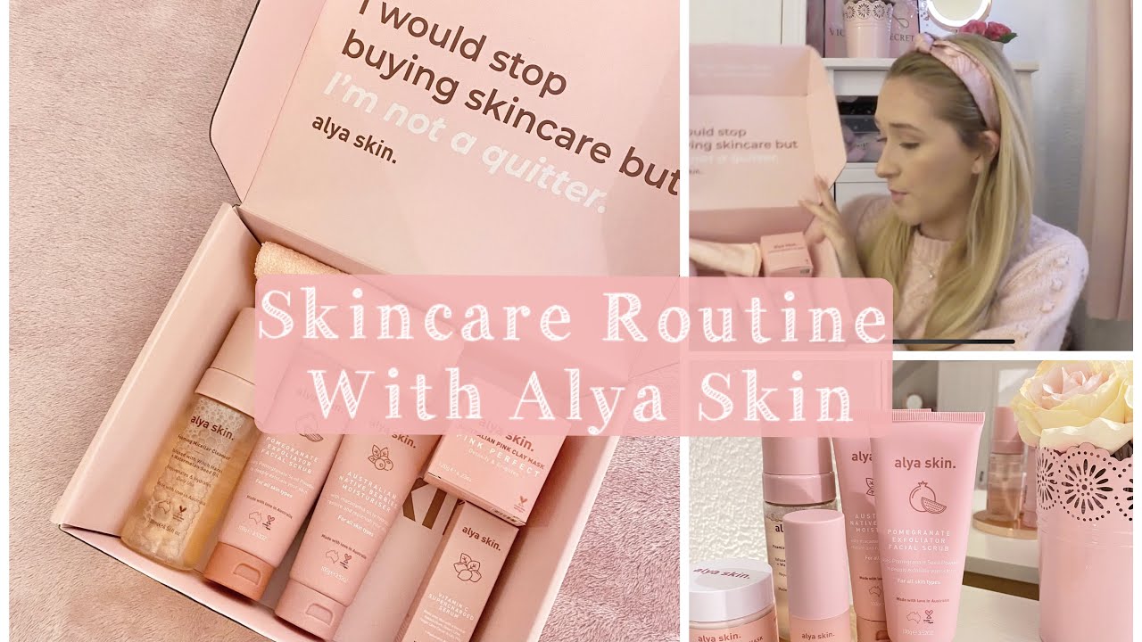 My Skincare Routine for 2021 | Alya Skin Bundle Review | Aloha Amy