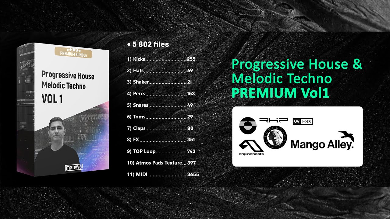 Manvvel - Progressive House & Melodic Techno PREMIUM Vol1 (sample pack)