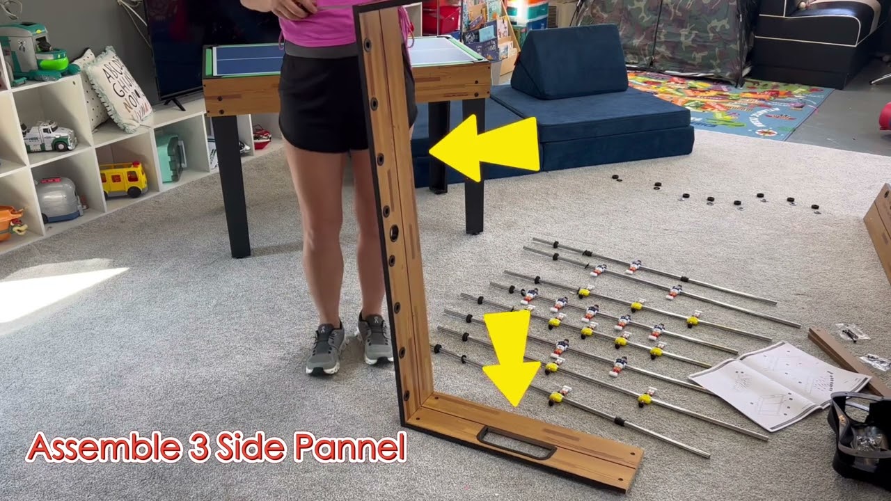 How to Build 4in1 Portable Multi Game Table, 48&rdquo; Sports Arcade Game (SLMTGTBL41)