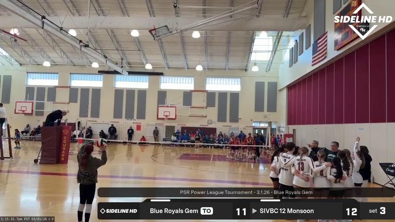 SIVBC 12 Monsoon vs. Blue Royals Gem (2026.03.01)