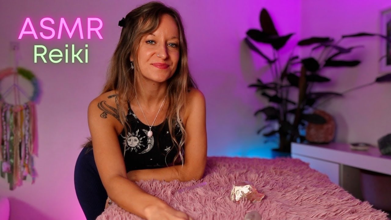 ASMR Reiki Full Body Cleanse After A Long Day 🧚🏻 Soft Energy Healing + Crystals