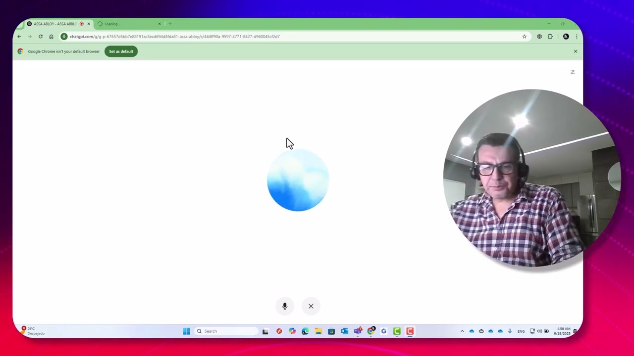 Off Topic: Probando Piloto de Plantilla TechSmith y conversaci&oacute;n con ChatGPT
