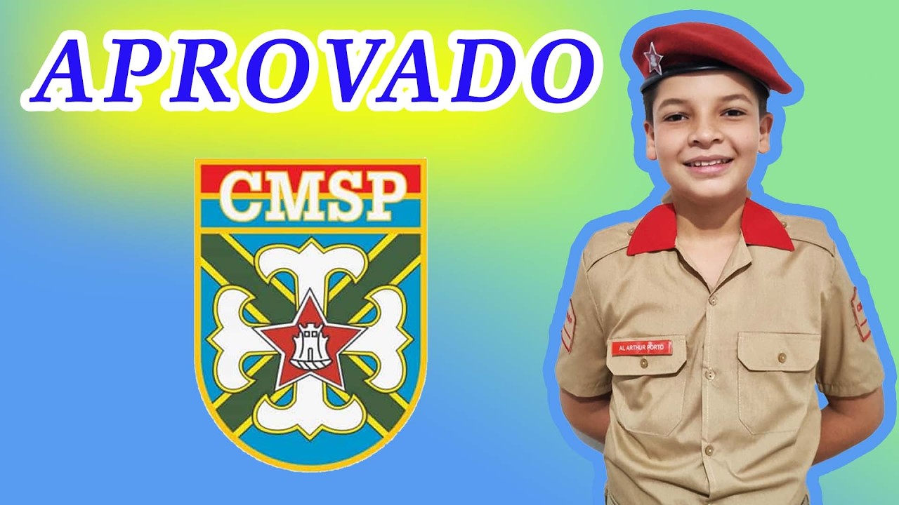 A Trajetória Vencedora do Arthur - 1° Lugar Geral no Colégio Militar de São Paulo (CMSP) 2025/2026