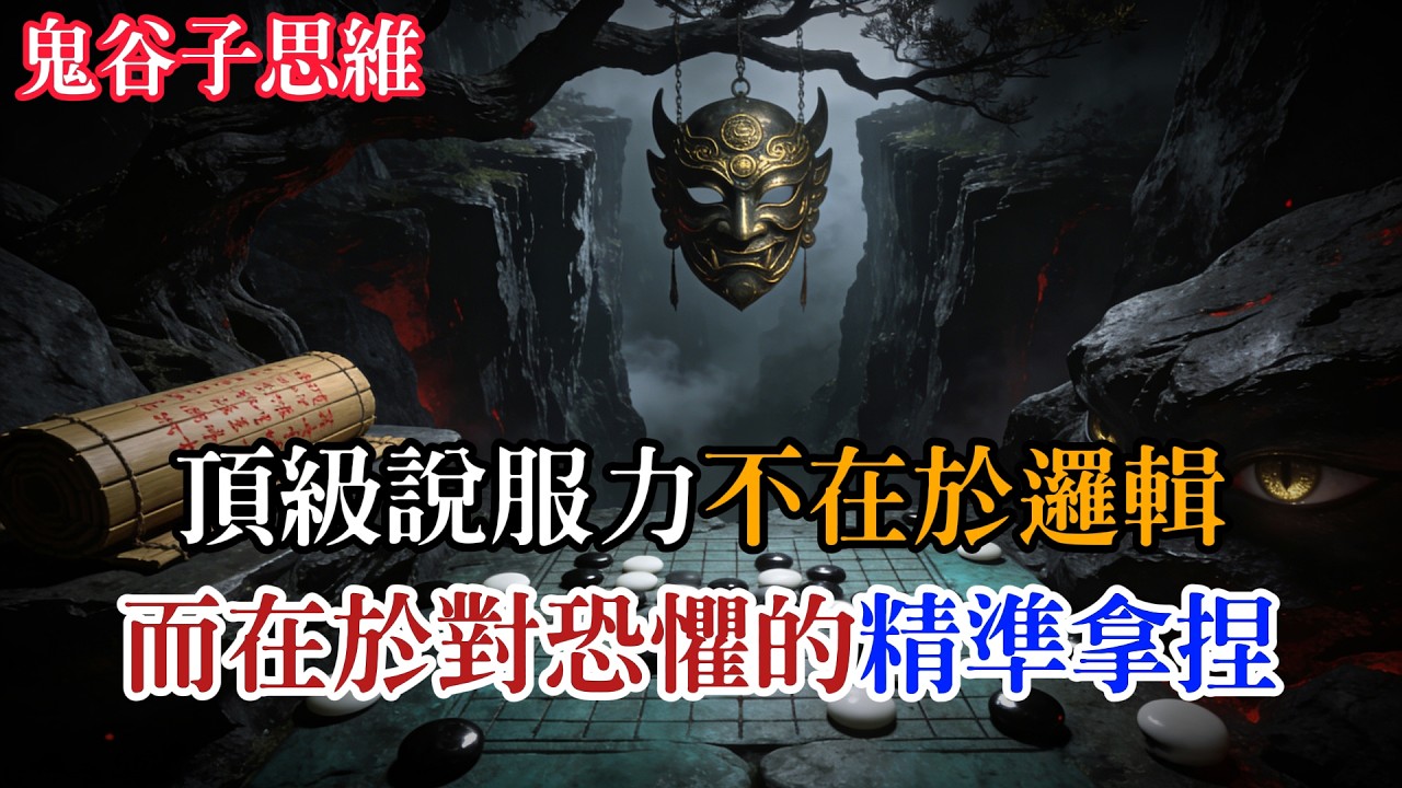 為什麼你說話沒人信？鬼谷子：頂級說服力不在於邏輯，而在於對恐懼的精準拿捏 |雙賢鬼謀 #鬼谷子 #謀略智慧 #莊子
