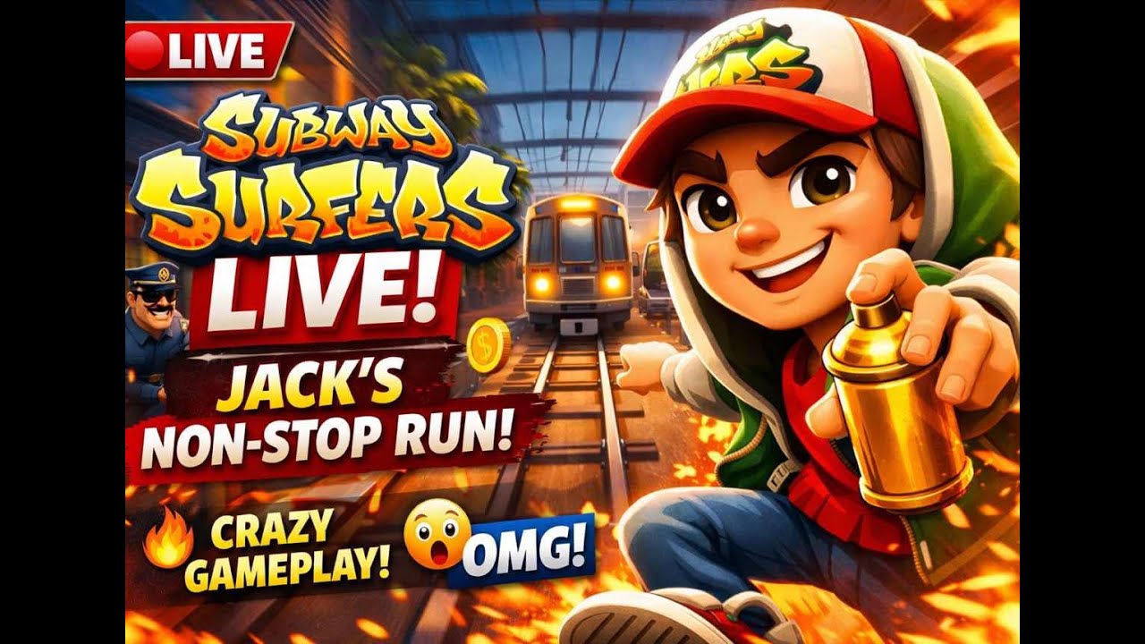 LIVE NOW 🔴 Subway Surfers | Jack Unstoppable Run