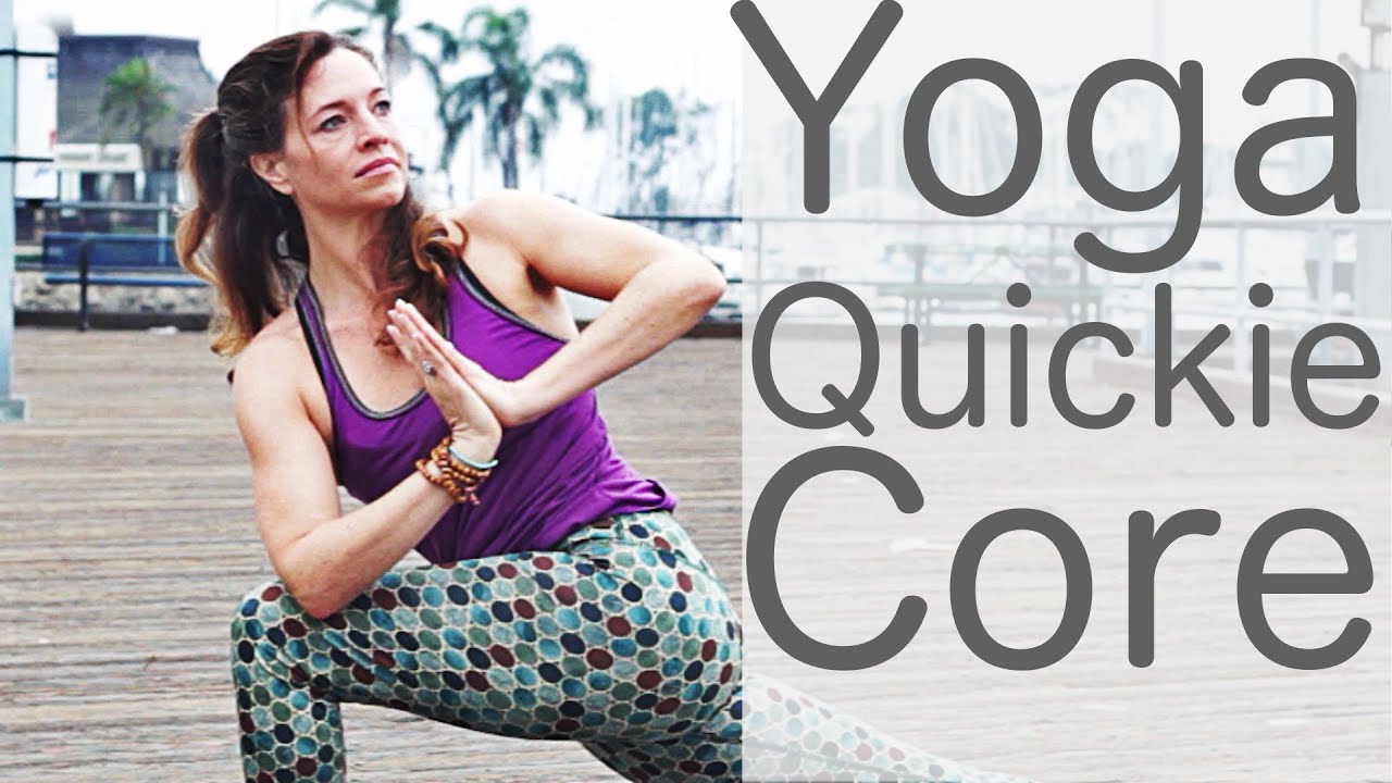 20 Minute Yoga Flow Vinyasa Quickie (Core Strength) | Fightmaster Yoga Videos