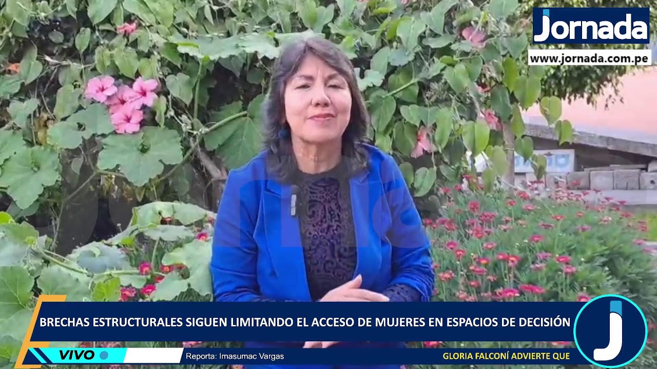 Gloria Falconí advierte que brechas estructurales siguen limitando el acceso de mujeres en espacios