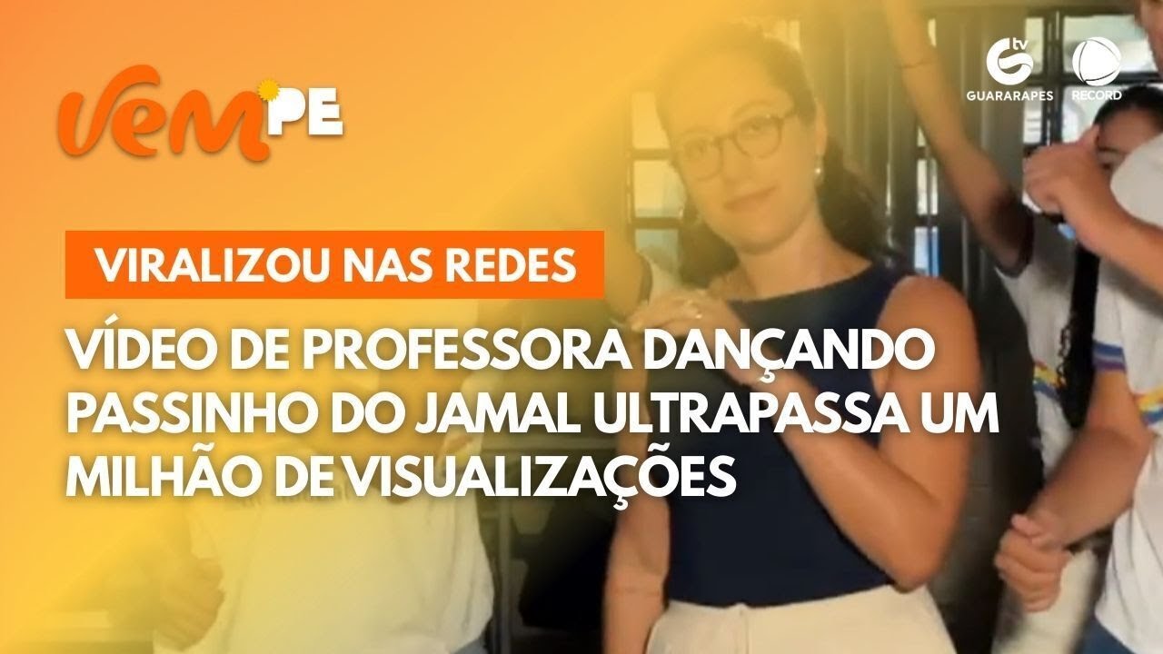 Vídeo de professora dançando passinho do Jamal ultrapassa um milhão de visualizações