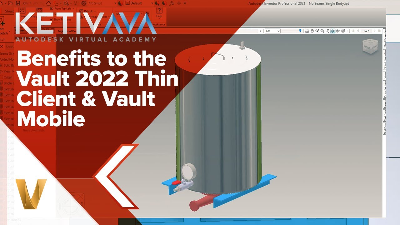 Benefits to the Vault 2022 Thin Client & Vault Mobile | Autodesk Virtual Academy