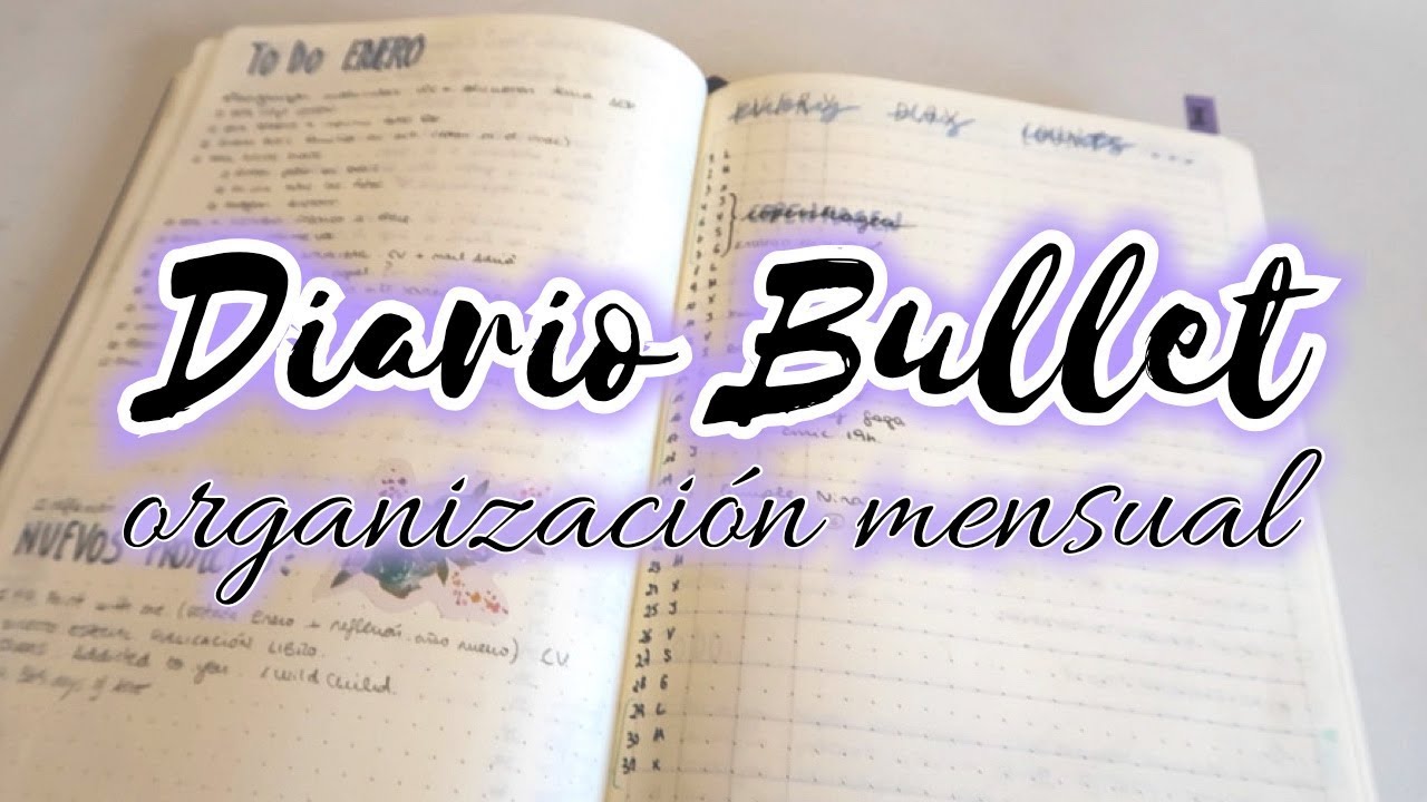 ¿Cómo me organizo el mes en mi #DiarioBullet ? | Christine Hug