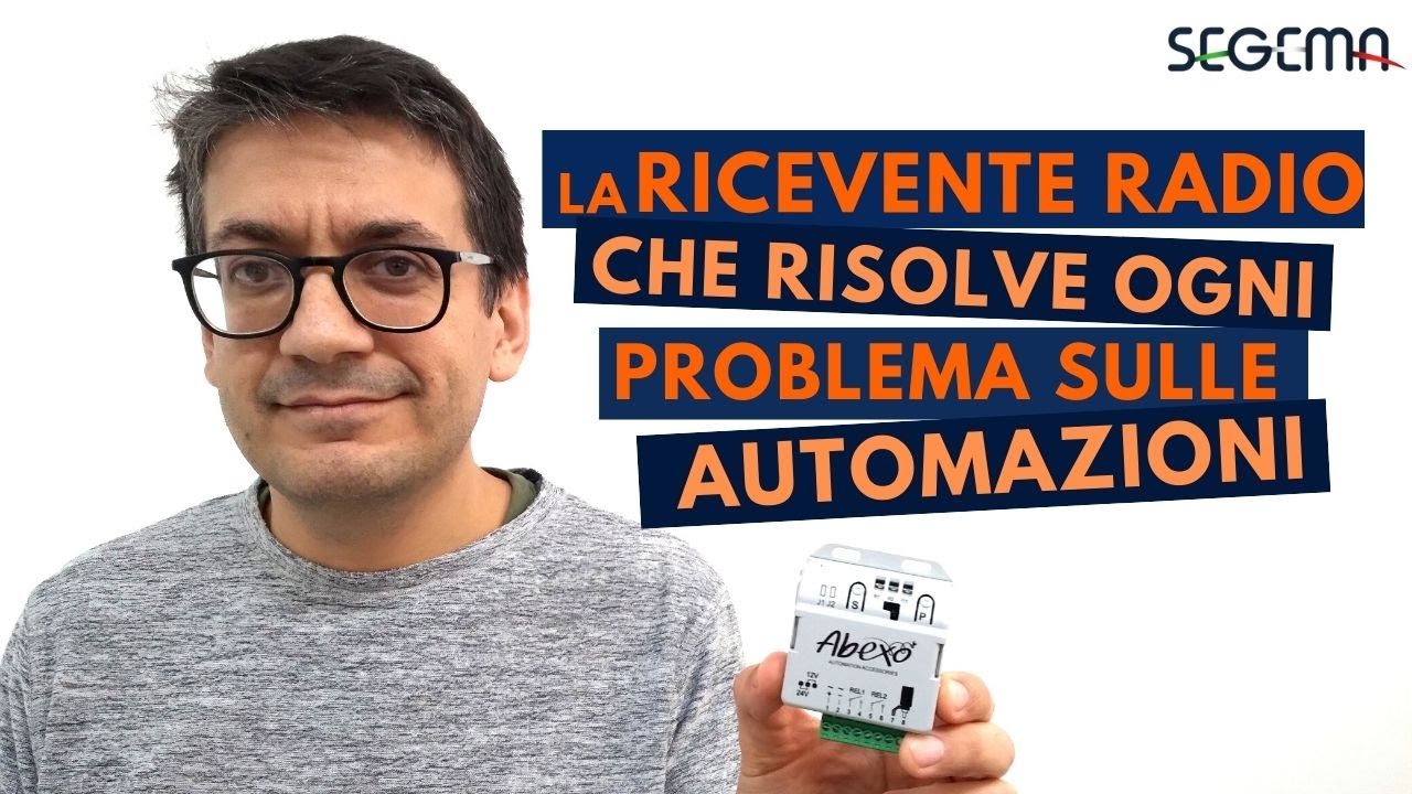 La ricevente radio che risolve ogni problema sulle automazioni