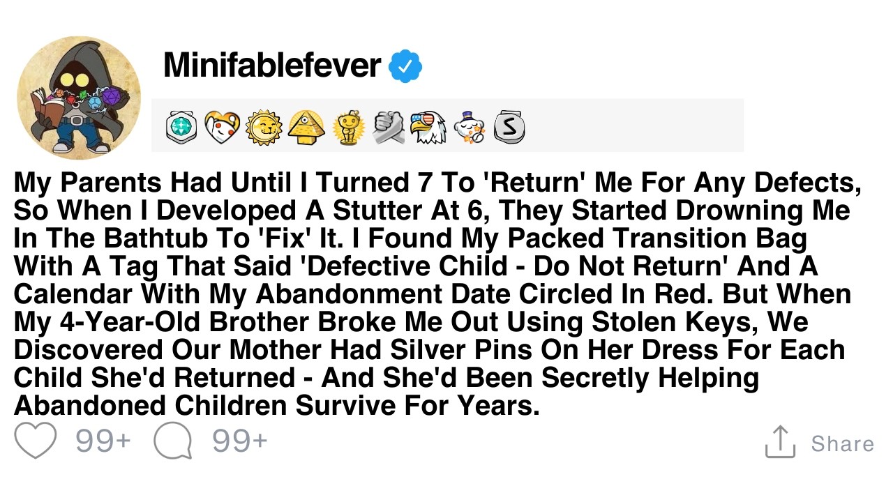 [FULL STORY] What if your parents could return you like a defective product?