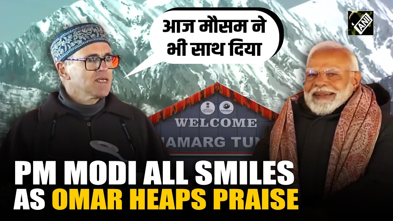 “Thank you from bottom of my heart…” CM Omar Abdullah’s praise makes PM Modi smile in Sonamarg