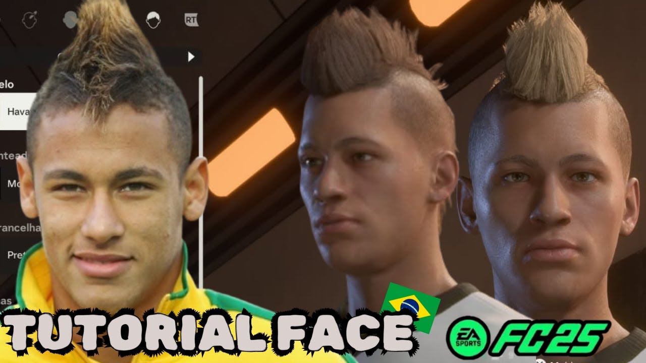 TUTORIAL FACE NEYMAR 2012 no FC25