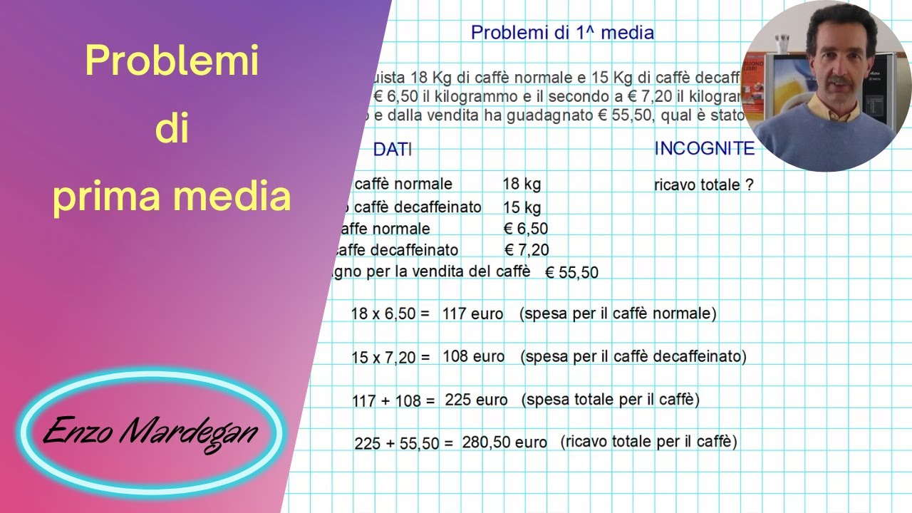 Problemi di 1^ media