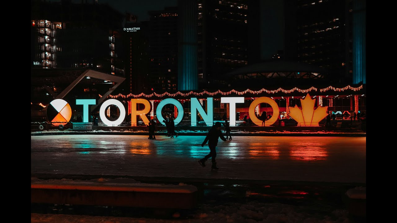 Walking Home Downtown Toronto