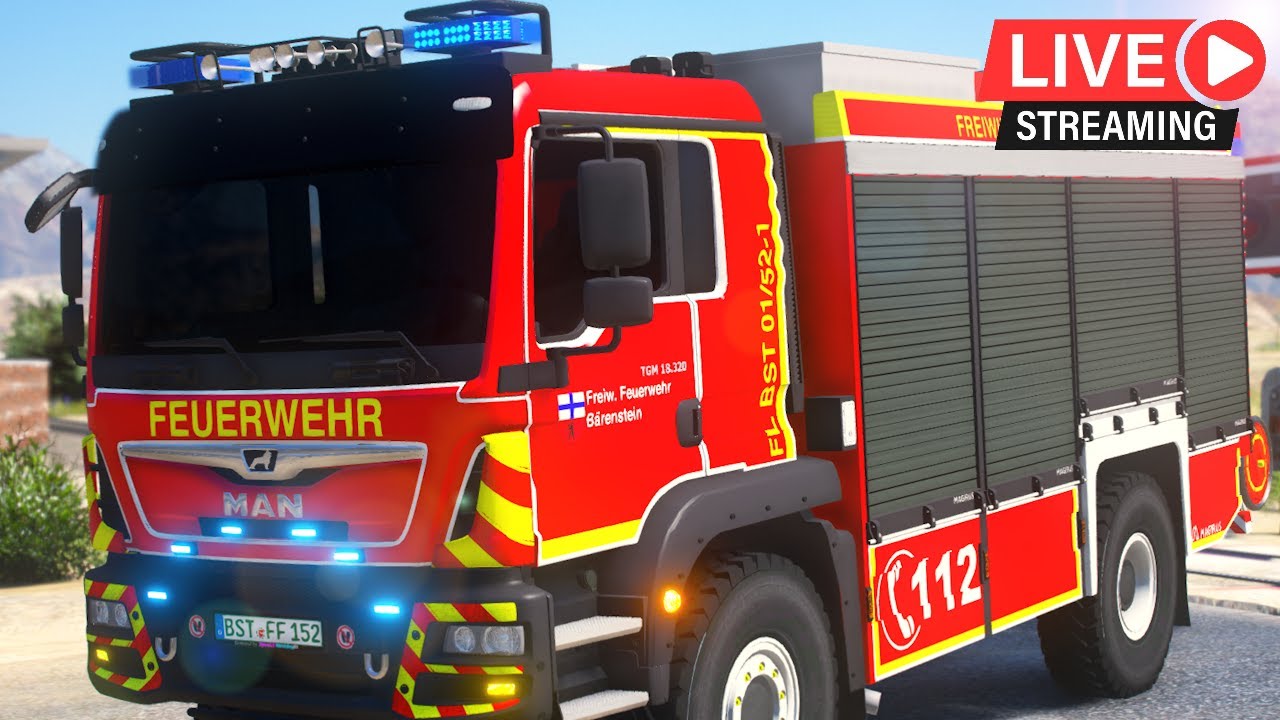 🔴 LIVE🔴 P-Klemm 💥Verkehrsunfall - Neuer Rüstwagen vor Ort⚡ Lessingen Roleplay  Maxmilim