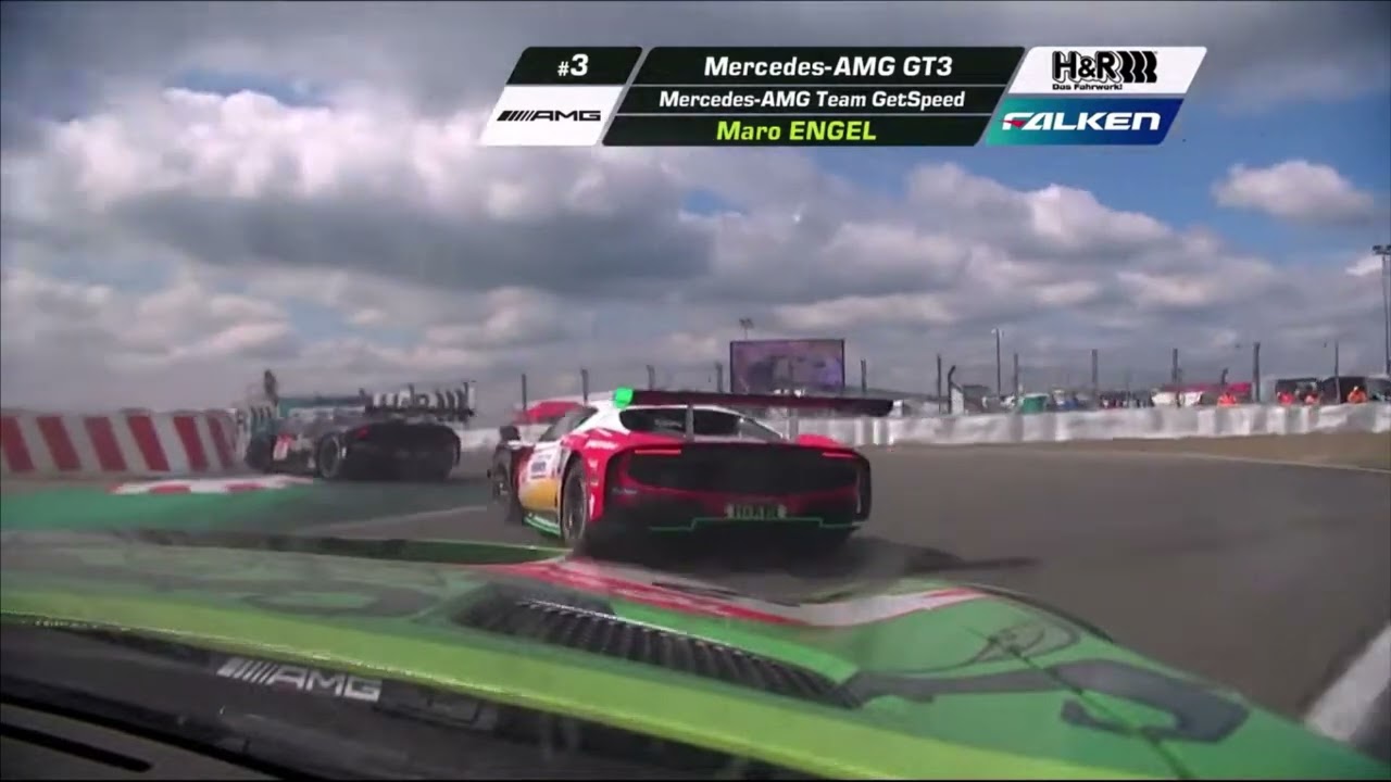 3 GetSpeed Mercedes 24h Nürburgring 2023 Start to 8pm