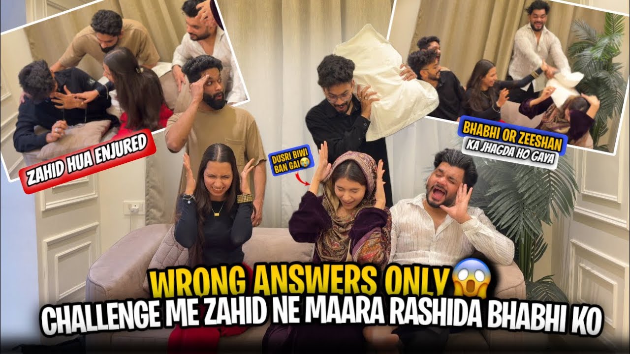 Wrong Answers Only Zahid Ne Maara Rashida Bhabhi ko🤬| Zahid Ki Dulhan Change | AALTU FALTU |