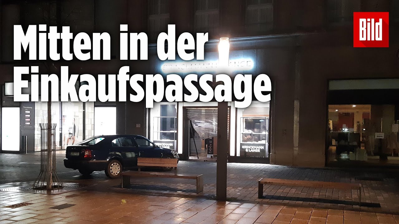 Millionen-Diebstahl: Räuber brettern mit Auto in Juwelierladen | Leipzig