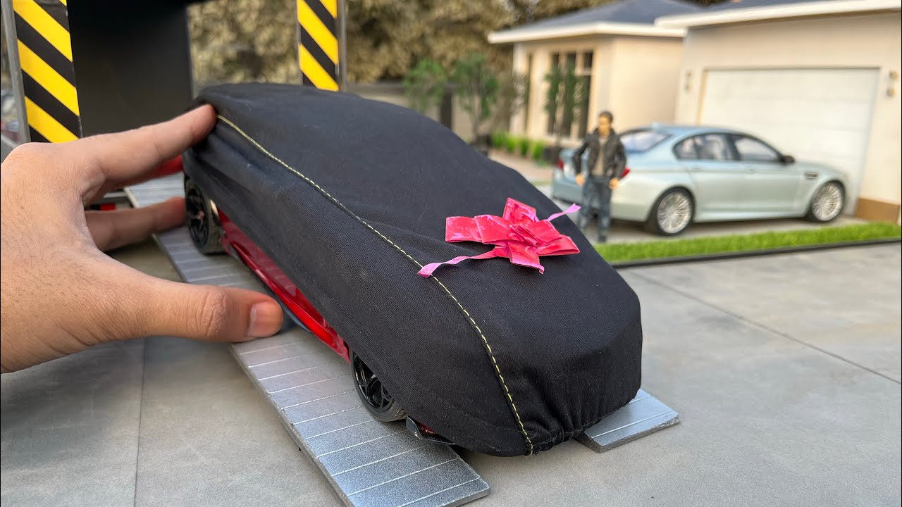 Berline de performance rare livr&eacute;e avec remorque miniature | Solido | Mod&egrave;le r&eacute;duit de voiture mo...